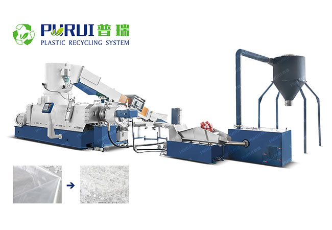 廢舊再生塑料擠出造粒機(jī)設(shè)備工作原理
